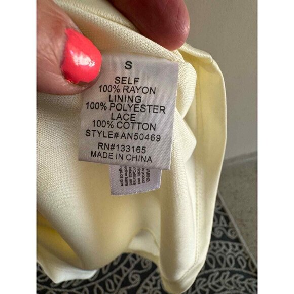 Altard' State Boho Stripe Halter Dress Lace Detail Sleeveless Y2K Hippie Peasent - Picture 4 of 12